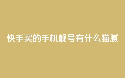 快手买的手机靓号有什么猫腻 - 快手购买手机靓号的隐藏秘密与注意事项! 第1张 快手买的手机靓号有什么猫腻 - 快手购买手机靓号的隐藏秘密与注意事项! 第1张
